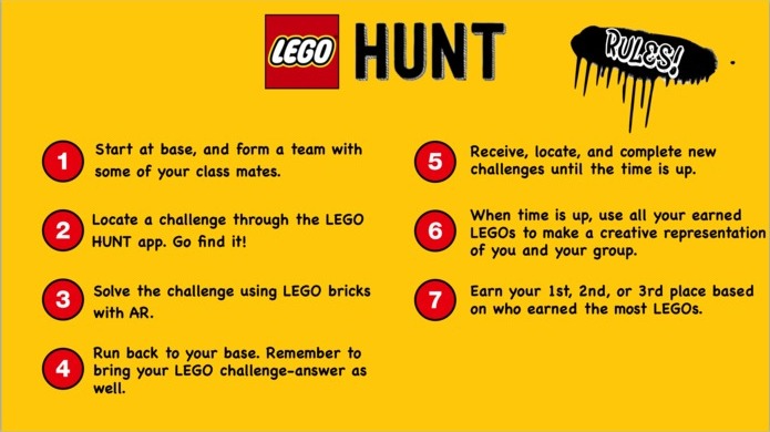 Reglerne i LEGO HUNT